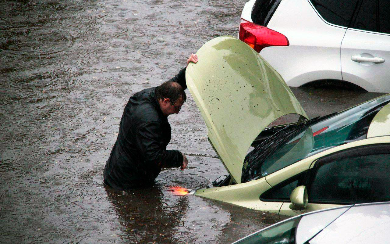 Как запустить машину после затопления