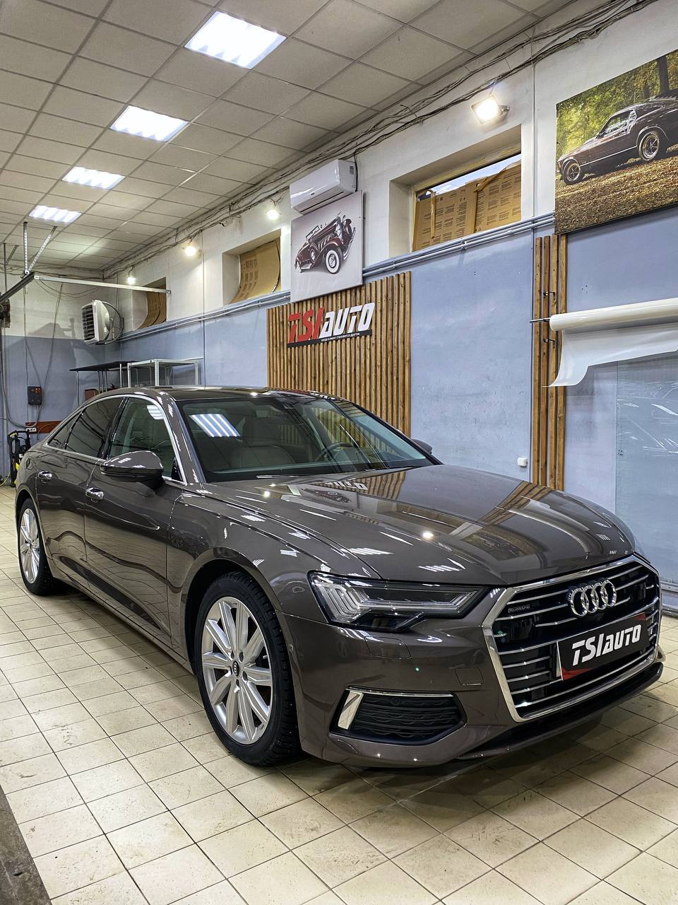 Audi A6 C8 полировка и нанесение керамики на кузов