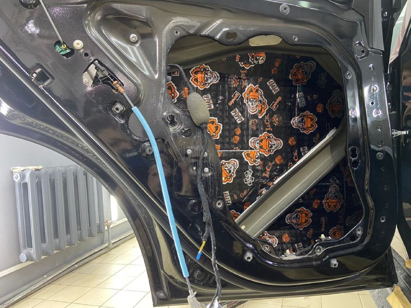 Двери 1 сл вибро шумоизоляция BMW X5 фото