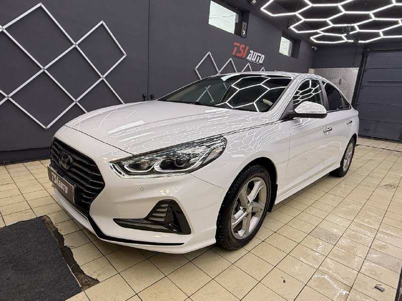 Hyundai Sonata оклейка бронепленкой в Воронеже