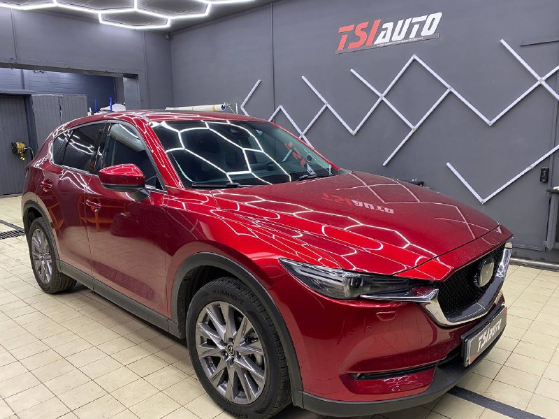 Контурная подсветка салона Mazda CX-5 с управлением фото и цена установки
