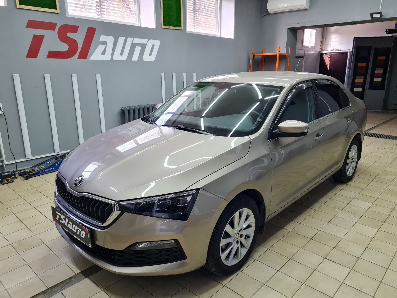 Skoda Rapid примеры работ детейлинг студии — TSI auto