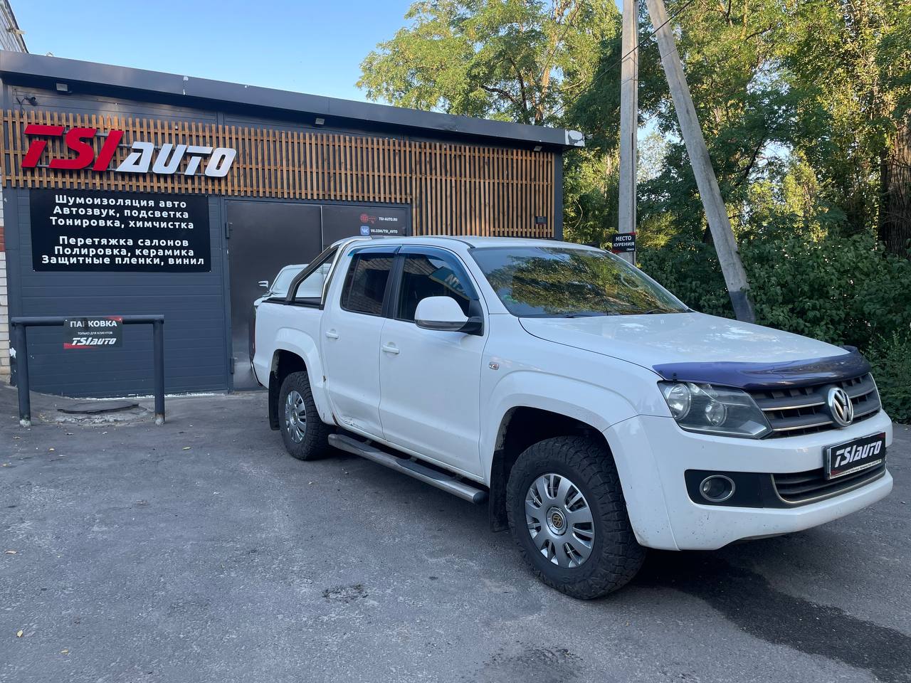 Установка роллеты на кузов Volkswagen Amarok в Воронеже