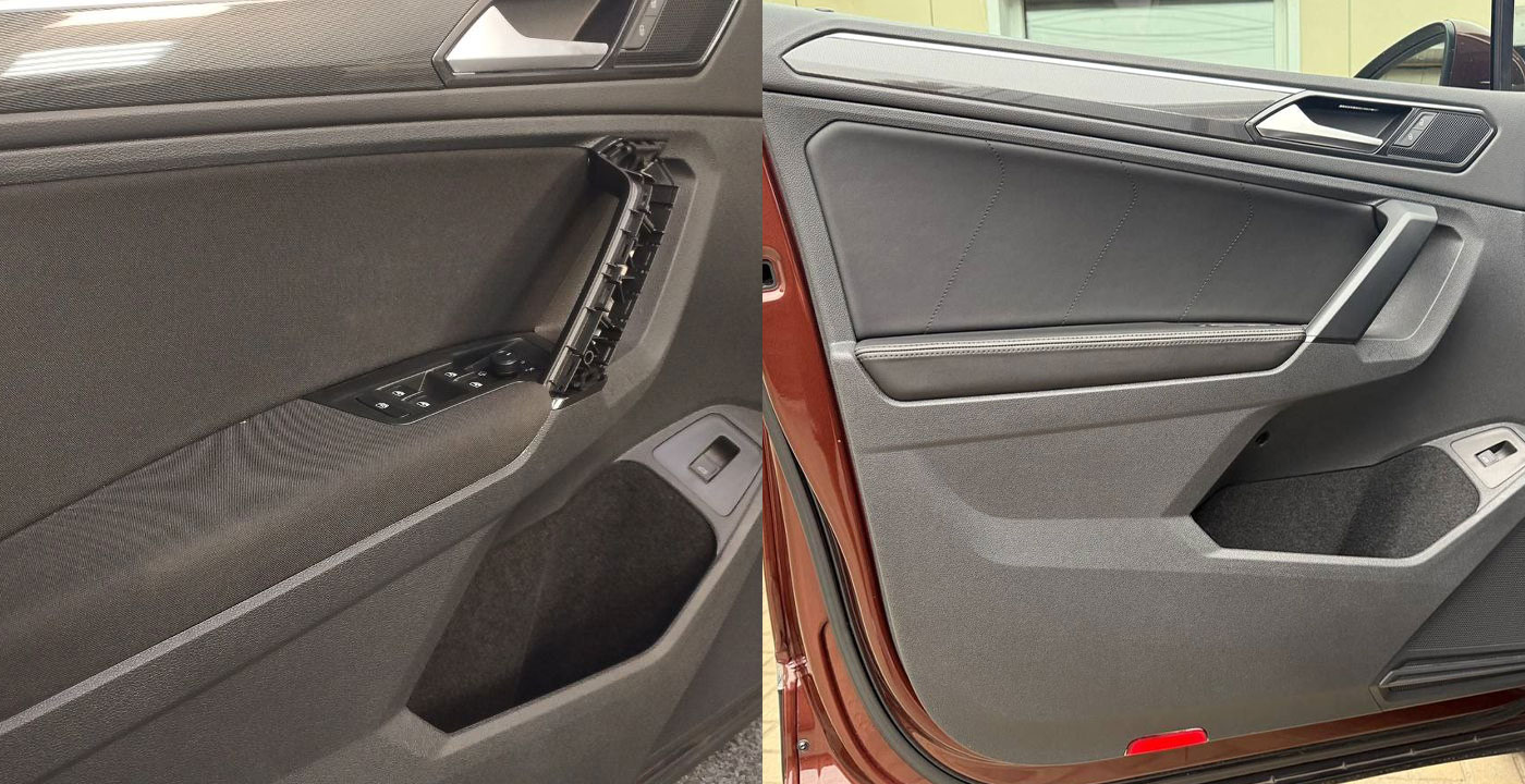 Перетяжка дверных карт Volkswagen Tiguan 2