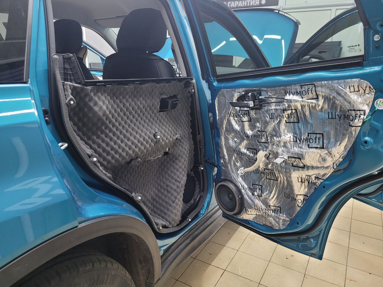 Полная шумоизоляция Suzuki Vitara в Воронеже за 1 день всего салона