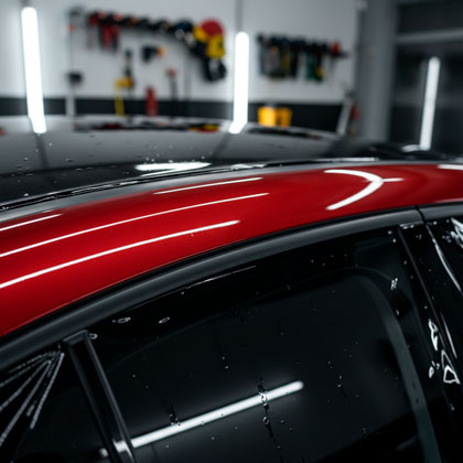 Оклейка крыши авто пленкой